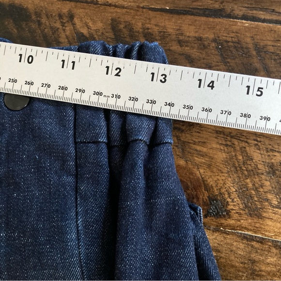 Locker Room Barrel Leg Jeans Raw Hem Cropped High Waist L/XL - Picture 8 of 14